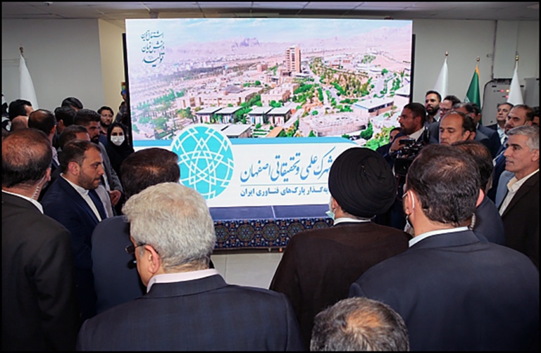 حضور پایدار کشت هوش خاورمیانه در نمایشگاه دستاوردهای 57 شرکت فناور و دانش‌بنیان استان اصفهان با حضور رئیس جمهور